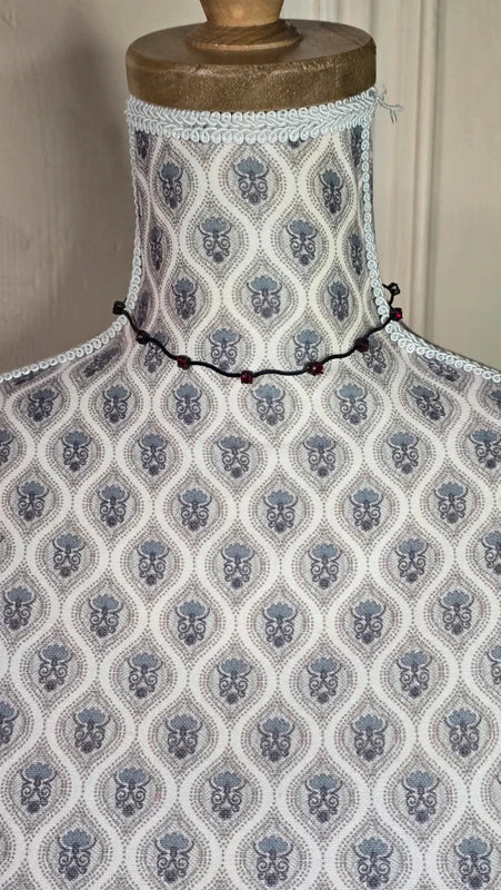 collier ras de cou vintage - neuf - noir pierres strass rouges ou argentés brillants - Y2K