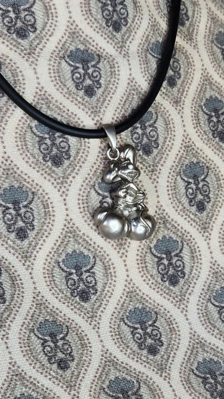 Collier vintage - années 2000 - Diddl - Y2K - acier - adultes ado enfants
