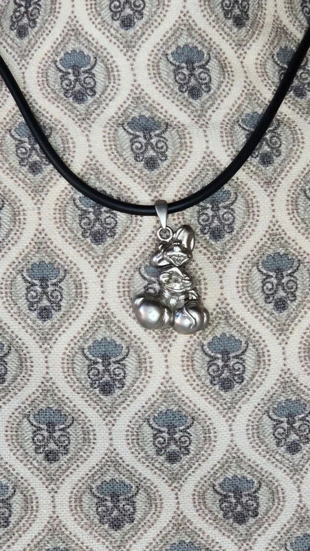 Collier vintage - années 2000 - Diddl - Y2K - acier - adultes ado enfants