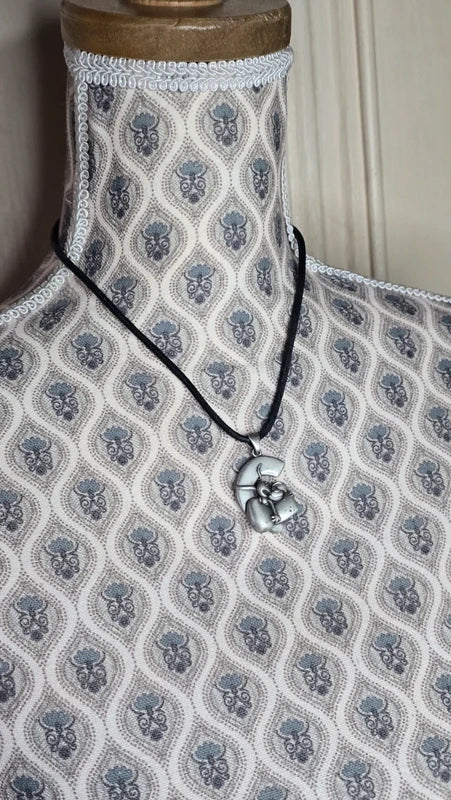 Collier vintage - neuf - années 2000 - Diddl - initial lettre C- Y2K - rare - femme homme enfant adolescent