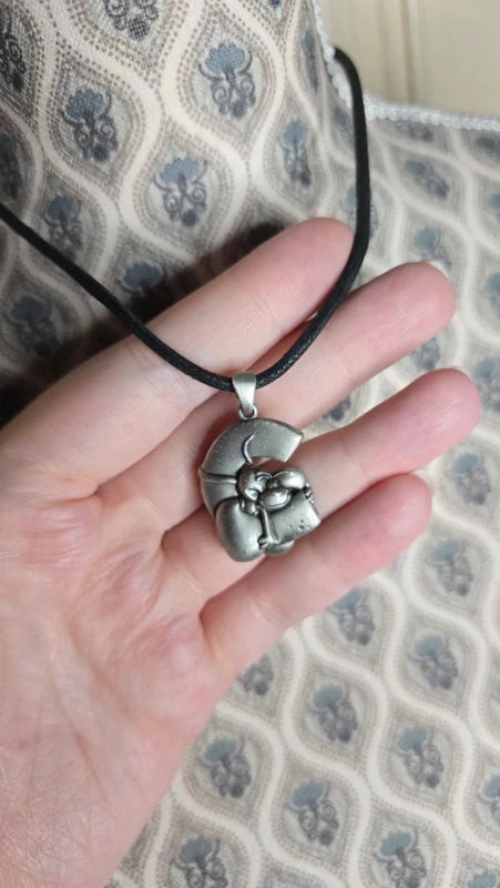 Collier vintage - neuf - années 2000 - Diddl - initial lettre C- Y2K - rare - femme homme enfant adolescent