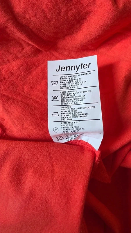 robe été plage dos nu coton orange corial dessins fraiche taille L 40 42