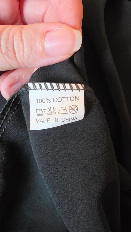 superbe robe noire - ceinture tresse doré - taille unique - large plage été - élégante - taille unique 38 au 46