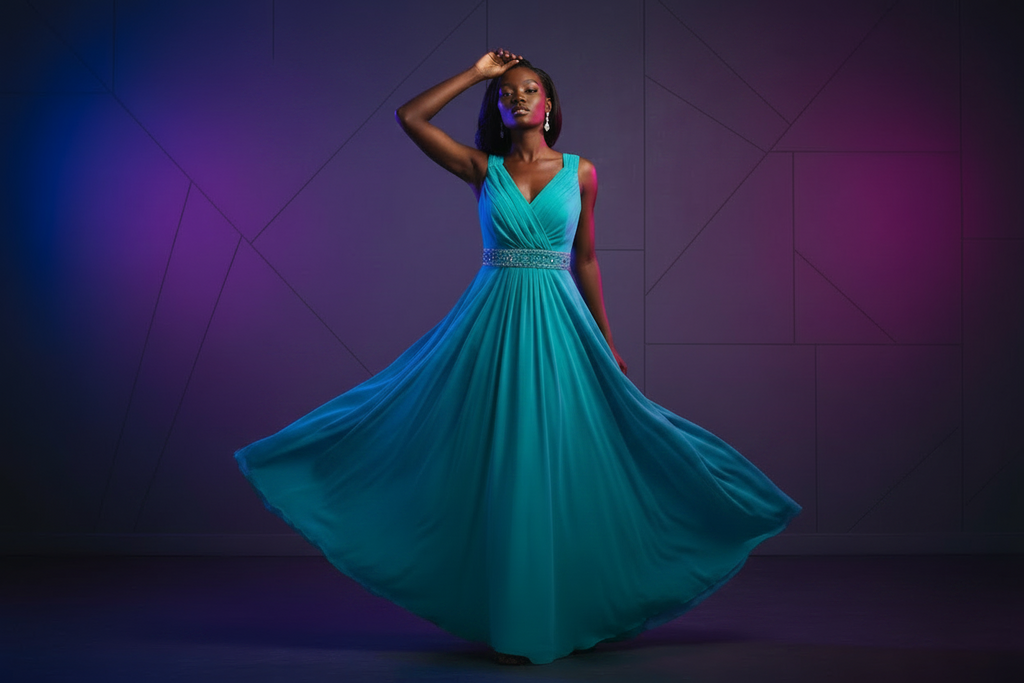 robe mariage cérémonie - neuf -  vert -  taille 52 -  perles sequins - idéale pour un 46