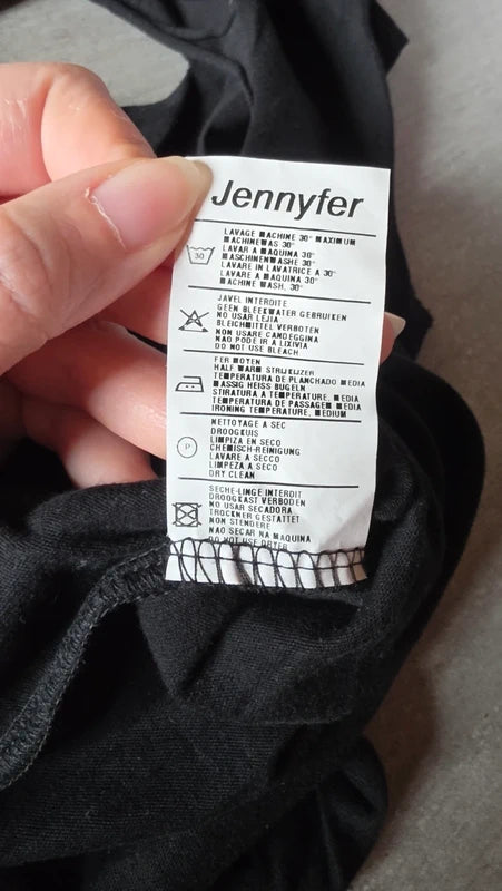 débardeur noir - taille L 40 42 - très original - altenative - ajouré devant et dos